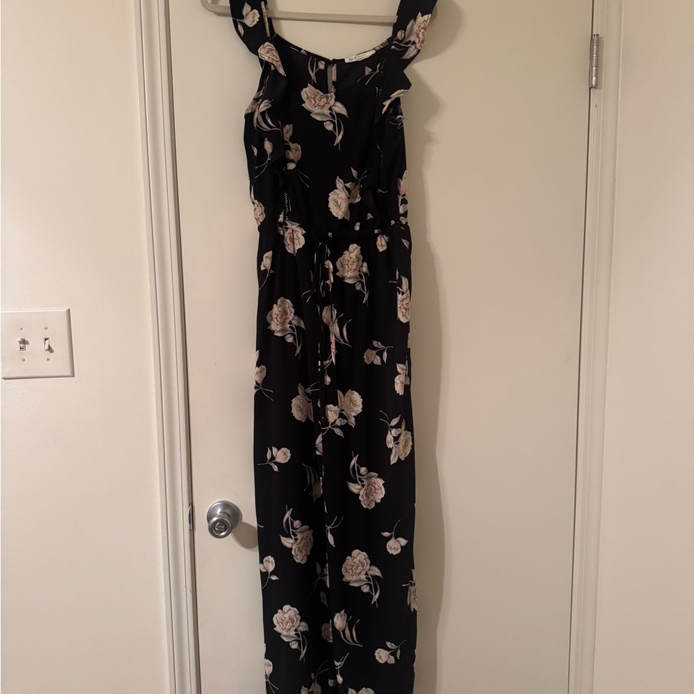 Blu Pepper Black Floral Jumper